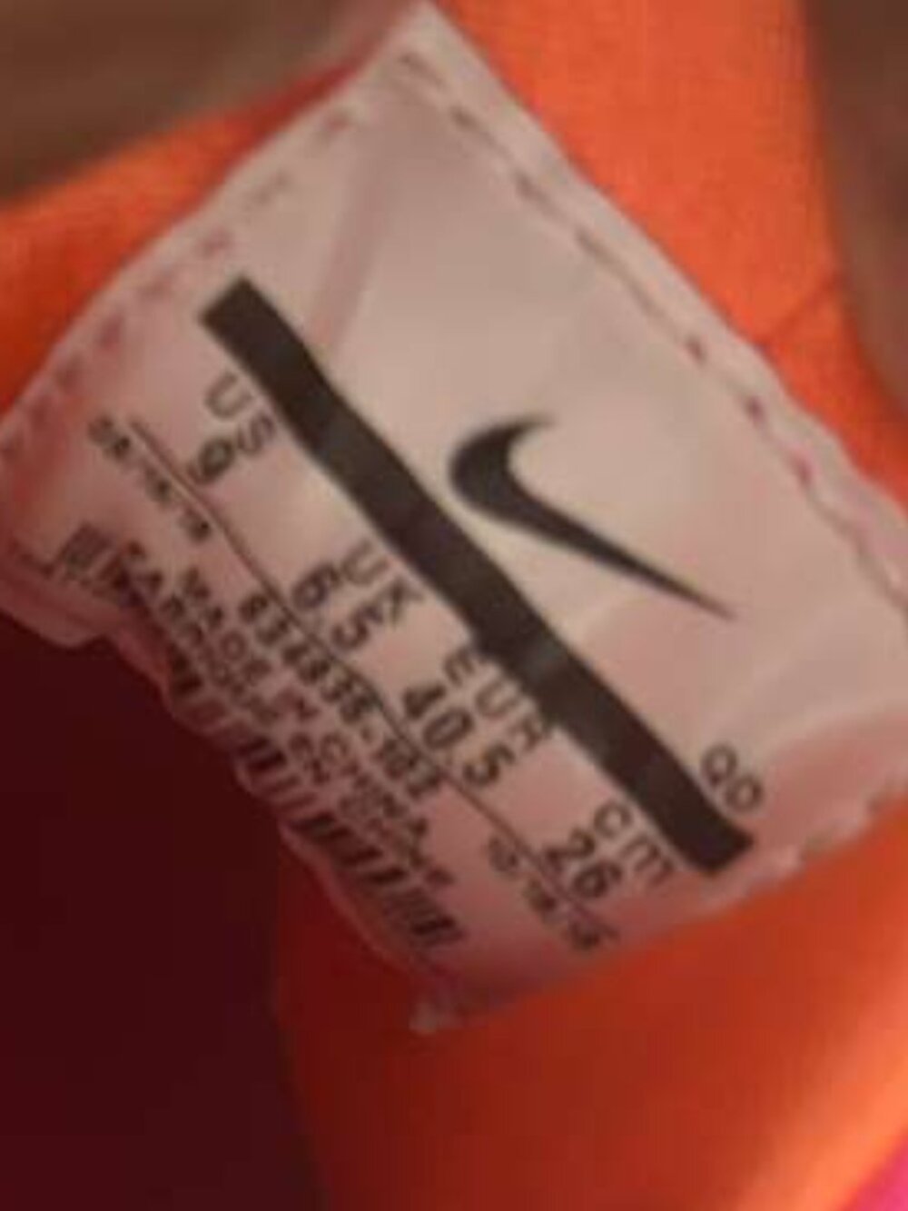 New Nike Air Huarache Sneakers White Pink Orange Women’s Shoes Like New - Picture 2 of 5